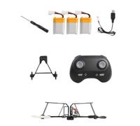 FewNvWa Avión de Control Remoto RC, Kit de, Modelo DIY, Avión Eléctrico Plegable, Juguete Volador Propulsado por Hélice, Adecuado para Proyecto, Tres Poderes