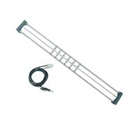 FewNvWa Banco de Pruebas de Rodillos, Modelo de Tren, Vía, Riel, Mesa de Pruebas de Cojinetes, Brazo de Herramientas Metálico Estable, Compatible Co, con Línea
