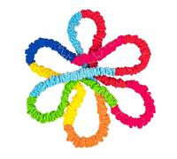 FewNvWa Banda Elástica de como Herramienta de Integración Banda Sensorial para Niños Accesorio Dinámico de Goma Elástica Y Tela Suave Adecuada Par, 4m