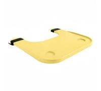 FewNvWa Bandeja para Silla de Ruedas con Doble Soporte para Bebidas Estructura Rígida y Diseño Multifuncional Fácil de y Usar Adecuada para Rehabilitación Médicas, Amarillo