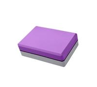 FewNvWa Bloque EVA Espuma Soporte Props Antideslizante Portátil Pilates Accesorios Estiramiento Adecuado para Actividades Fitness Entrenamiento en Casa Deport, Morado Y Gris