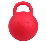 FewNvWa Bola de Goma Sólida Juguete Interactivo Caballos Asa Resistente Aroma Fruta para Ejercicios Juegos en Mascotas Ambientes Rurales