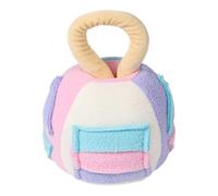 FewNvWa Bola para Perros con Función de Olfato, Juguete Interactivo para Buscar Comida, Beige