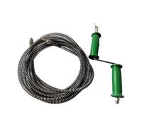 FewNvWa Cable de Drenaje Flexible Destapador de Cañerías Manual Limpiador de Desagüe para Cabellos y Residuos Herramienta para Desatascar Tuberías con Mango, Muelle de 5 M