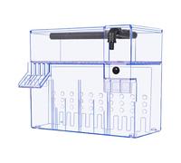 FewNvWa Caja para Peces, Doble para Accesorios de Acuario, Caja Colgante con Tapa para Terrarios de Tortugas para Uso Doméstico, 26 Cm X 13.5 Cm X