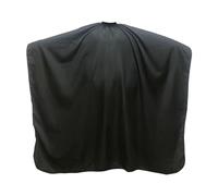 FewNvWa Capa para Peluquería Batas Corte Pelo Poliéster Reutilizable Fácil Limpieza Ajuste Cuello para Salón Barbero Casa, negro