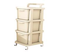 FewNvWa Carrito de Almacenamiento con Ruedas Giratorias de 360° para Juguetes. para La Oficina, El Trabajo Y La Sala de Manualidades, tal como se describe, 3 Capas