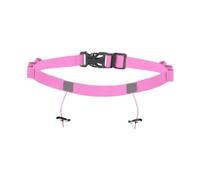 FewNvWa Cinturón Porta Número Triatlón Cinturón Elástico Poliéster con Sujeción para Número Montaje Fácil Adecuado para Hombres Mujeres Deportes al Aire Libre, Rosa