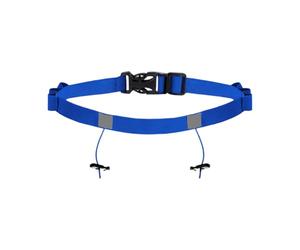 FewNvWa Cinturón Porta Número Triatlón Cinturón Elástico Poliéster con Sujeción para Número Montaje Fácil Adecuado para Hombres Mujeres Deportes al Aire Libre, Azul