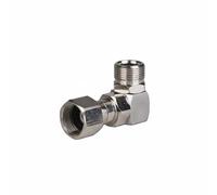 FewNvWa Conector para Lavadora de Presión Resistente al Óxido Accesorio Giratorio sin Nudos Rosca Estándar M22 Fácil Manejo de Adecuado para Uso en Talleres y Hogares, Tipo-L 1-Vía M22-14