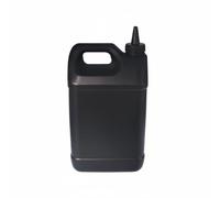FewNvWa Contenedor Hdpe Material Bidón Envase Apilable Asa Sólida para Líquidos Industriales Talleres Laboratorios Limpieza Hogar, Negro, Tapa Puntiaguda 42MM