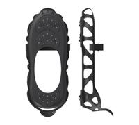 FewNvWa Crampones Antideslizantes para Zapatos de Nieve con Siliconadas de Tracción Invernales para Botas Grippers Universales para, XL