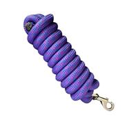 FewNvWa Cuerda para Caballo Cuerda de Manejo Cuerda de Entrenamiento Cuerda de con Mosquetón de Metal Hecha en Nailon Resistente Conveniente para, Azul Rosa