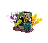 FewNvWa Cueva Decorativa para Acuario, Portátil, Regalos, Versátil, Vívida, Resistente, para Acuarios.