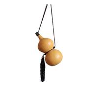 FewNvWa de Calabaza Seca Portátil Botella de Licor para Regalo Recipiente Artesanal Cantimplora con Diseño Natural y Base Boca Amplia con, 1 litro