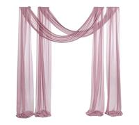 FewNvWa de Mesa, Arco de Boda, Decoración, Mantel, Funda de Mesa, Tela de Poliéster Ligera, Adecuada para Ceremonias, Aniversarios Y Fiestas, Rosa Profundo, tal como se describe