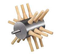 FewNvWa Desplumadora Portátil para Pollos, Ahorra Esfuerzo, para Desplumar Pavos, Gansos, Palomas Y Pollos, 18 Dedos pequeños