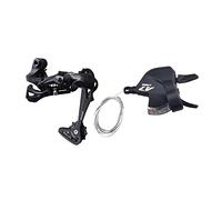 FewNvWa Desviador Trasero 10 Velocidades de Bicicleta Cambio Trasero Derecha Combinación 2 en 1 Diseño Sencillo de Instalación Rueda Silenciosa Y, 2 en 1