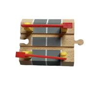 FewNvWa Elemento a Nivel de Madera para Vías de Tren de Juguete, Accesorio de Madera Maciza de, Apto para Niños de 3 años en Adelante, Ideal como, Paso a Nivel