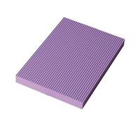 FewNvWa Esterilla de Pilates, Espuma TPE, Ligera, Duradera, Cojín de Equilibrio, Soporte para Las Rodillas, para Entrenamiento Y Gimnasia, PÚrpura, L