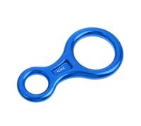 FewNvWa Figura 8 Dispositivo de Descenso Contiene Descensor Anillo para Rápel Equipo de Y Dispositivo de Protección Fabricado en Aleación de, Azul