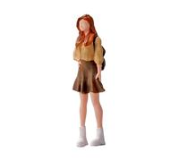 FewNvWa Figura en Miniatura de Niña a Escala 1:64, Modelo de Diminuta para Exhibición de Escritorio.
