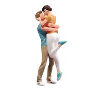 FewNvWa Figura Miniatura Muñeco Pareja Realista Abrazados en Resina con Pintura a Mano para Decoración de Diorama Fotografía Mesa de Arena Coleccionis, Escala 1:64