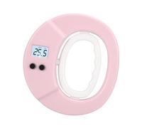 FewNvWa Grip Strength Meter Digital Medidor Mano Ejercitador Fuerza Dinamómetro Electrónico Portátil Hecho de PP Adecuado para Niños Adolescentes Entrenamient, Rosa