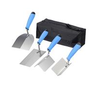 FewNvWa Juego de 4 Llanas para Enlucir Y Alicatar Hormigón, Ideal para Trabajos de Construcción Y Alicatado.