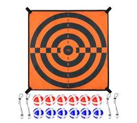 FewNvWa Juego de Dardos con Elementos Deportivos de Tablero y Pelotas Adhesivas Material Tela y Látex Fácil Traslado Gracias a Su Diseño Plegable Adecuado para Niños Adultos Patio Juegos Familiares