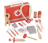 FewNvWa Juego de Doctor para Niños Colección , Juego De Doctor De Madera con Caja De Regalo