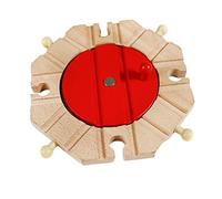 FewNvWa Juego de Trenes de Madera Accesorios para Ferrocarril Kits de Vías Componentes Educativos para Niños Adecuado para Actividades Lúdicas Manualidades de