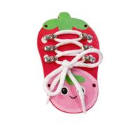 FewNvWa Juguete de Enhebrado de Madera Tablero Infantil Actividad para Aprender Cordones Juego Creativo de Coordinación Motora Adecuado para Desarrollo Tempra, 1 Pc
