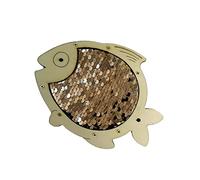 FewNvWa Juguetes Educativos con Accesorios para Tablero de Actividades: Manual de Aprendizaje, Desarrollo de La Motricidad Fina, Y Pensamiento Creativo, Pescado Azul