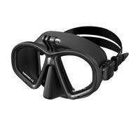FewNvWa Máscara de Buceo, Gafas de Buceo, Cristal Templado de Silicona, Ligero, Soporte para Cámara Resistente a Los Arañazos, Apto para Hombres, Acuático, Sn, Negro
