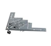 FewNvWa Modelo de Avión de para, Juguete de Bloques de Construcción, Figura de Metal en Miniatura, Colección Funcional, Adecuado para Niños, DEC, Style a
