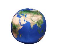 FewNvWa Muñeco Peluche Juguete Solar Cojín Redondo de Material Agradable para Ciencia Adecuado para Niños Sala de Estar Auto, Azul Claro 27cm