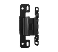 FewNvWa Oculta Puerta Plegable 125 Grados Resistente Interior Aleación Silenciosa Sin Ruido Universal Secreta Compacta Adecuada para Baño Dorm, Negro