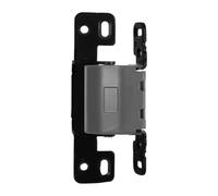 FewNvWa Oculta Puerta Plegable 125 Grados Resistente Interior Aleación Silenciosa Sin Ruido Universal Secreta Compacta Adecuada para Baño Dorm, Gris