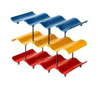 FewNvWa Organizador de Vasos Apilable, Soporte para Botellas de Varios Tamaños, Organizador de Almacenamiento para Armarios de Cocina, Material PP, Adecuado P, 3 Niveles, tal como se describe