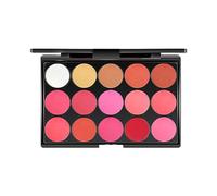 FewNvWa Paleta de Labios Profesional Ofrece 15 Tonos en Barra Paleta de Brillo Labial Hidratante Maquillaje No Pegajoso Fácil de Adecuada, Estilo B