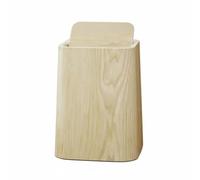 FewNvWa Papelera de Madera Recipiente para Basura Canasta Cuadrada Contenedor para Residuos con Eficiencia y Adecuada para Oficina Hogar Espacio Moderno, Madera, L A