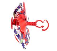 FewNvWa para Bicicleta Accesorio para Mango Infantil Molinillo Decorativo Diseño Colorido Ligero Seguro Adecuado para Patinetes, Cohete de Corto