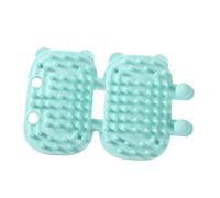 FewNvWa Peine para Cosquillas, Cepillo para Mascotas, Cepillo de Aseo para Mascotas, Herramienta de Baño, Cepillo de Silicona para Esquinas de Gatos, Scartche, Verde