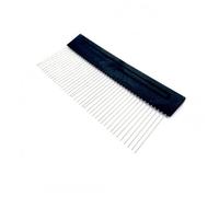 FewNvWa Peine Texturizador Herramienta de Peinado para Paredes Peine de Graneado Peine Recto para Texturizar Fabricado en Acero, Peine De Dientes D1139B, 23.5CM