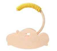 FewNvWa Percha de Loro para Pájaros, Percha de Madera para Jugar, Jaula de Loro de Mesa, Juguetes para Conure Pequeño