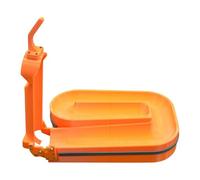 FewNvWa Precision Pool Ball Rack Organizador de Bolas de Billar Herramienta de Precisión Antideslizante Portátil Material PP Resistente Adecuado para Entrenam, Naranja