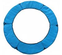 FewNvWa Protector de Borde Cubierta de Almohadilla de Espuma Funda de Oxford para Trampolines con Estructura y Bandas Elásticas Adecuada para Niños Adultos Juegos al Aire Libre Libre, Azul, 1.5M