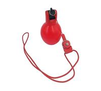 FewNvWa Silbato Portátil para Profesores Y Entrenadores Silbato Manual Silbato Compacto de Supervivencia Silbato para Adultos Y Niños Material PVC Resistente, Rojo