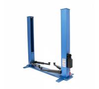 FewNvWa Simulación Soporte de Vehículo Accesorio Taller RC Metálica Automática Realista con Dos Columnas Gantry Adecuado para Coleccionistas Escenarios de, Azul